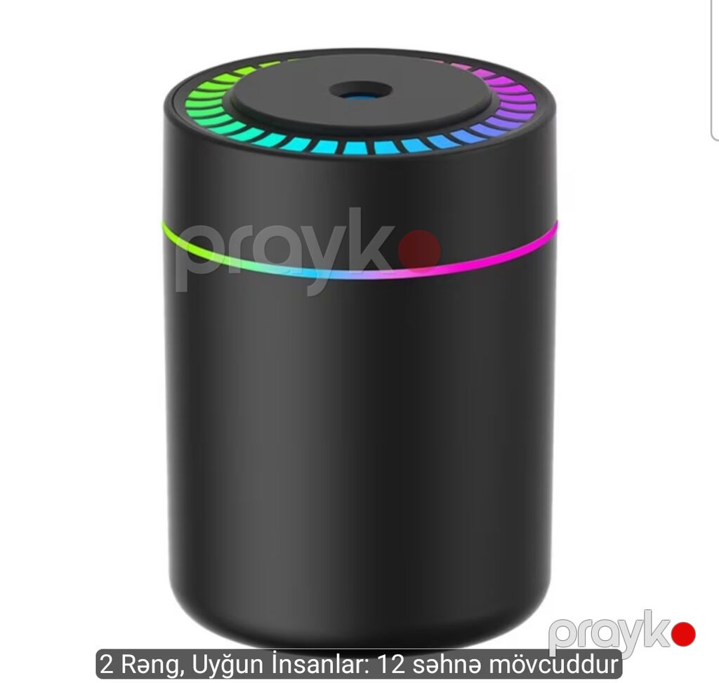 Diffuser. Su ilə işləyir. Həm otağı nəmləndirmək üçün istifədə olunur — Hava təmizləyiciləri, Bakı (10)