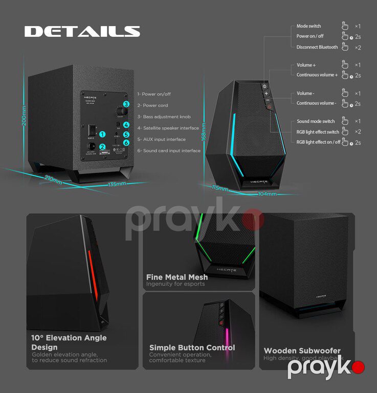Dinamiklər "G1500 MAX 2.1" — Səs texnikası, Bakı (10)