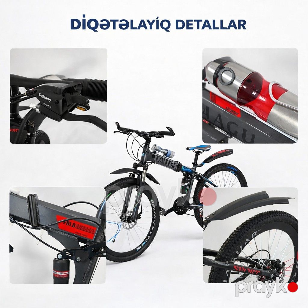 Dağ velosipedi Jaguar yaşıl/qara — Velosipedlər, Bakı (2)