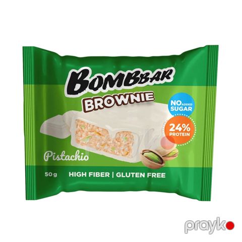Proteinli рeçenye Bombbar Brownie Pistachio 50 q — Bakı