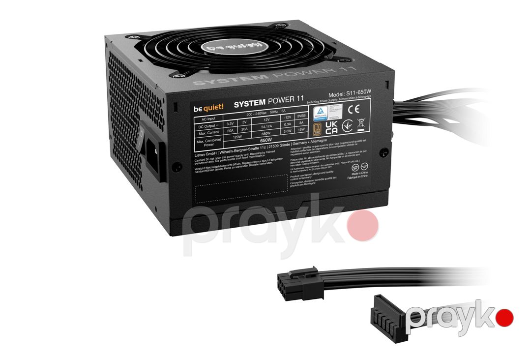 Psu Be Quiet BP011EU system power 11 650W — Kompüterlər və noutbuklar, Bakı (2)