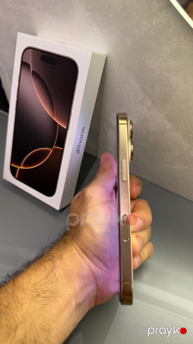 Apple iPhone 16 Pro Desert Titanium 256GB/8GB — Smartfonlar, Bakı (6)