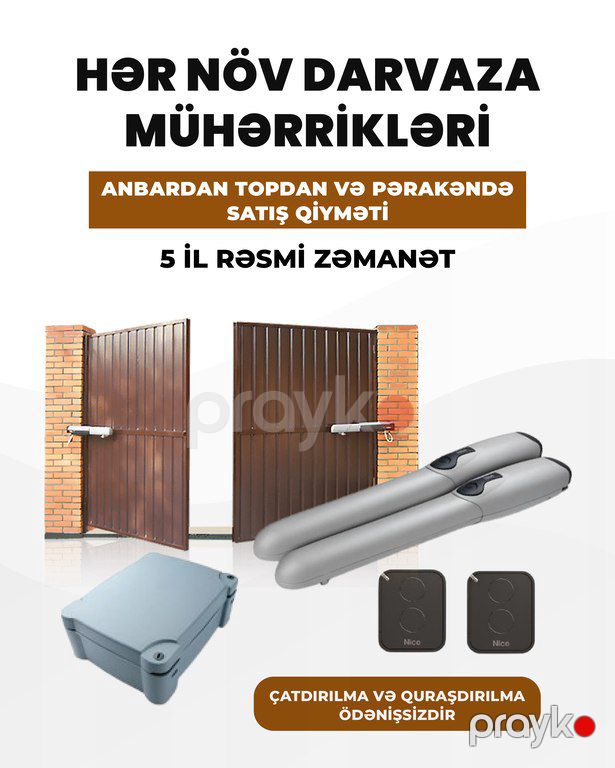 Avtomatik qapı mühərrikləri — Təmir və inşaat, Bakı (5)