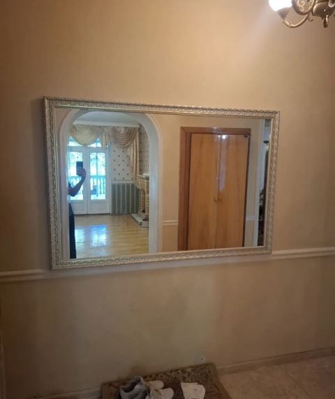 Güzgü Divar üçün, Düzbucaqlı, Dekorativ, Naxışlı — Decor and interior