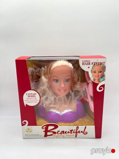 Tors kukla Beautiful Styling Head, plastik, 20 sm, 3+ yaş — Bakı