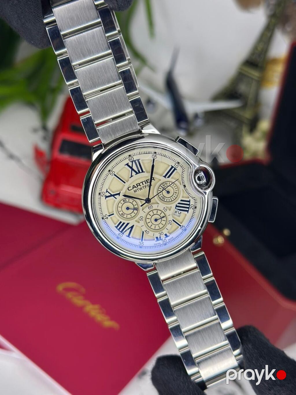 Cartier üslubunda metal qol saatı *ŞOK Endirim* Kişi qol saatı — Qol saatları, Bakı (3)