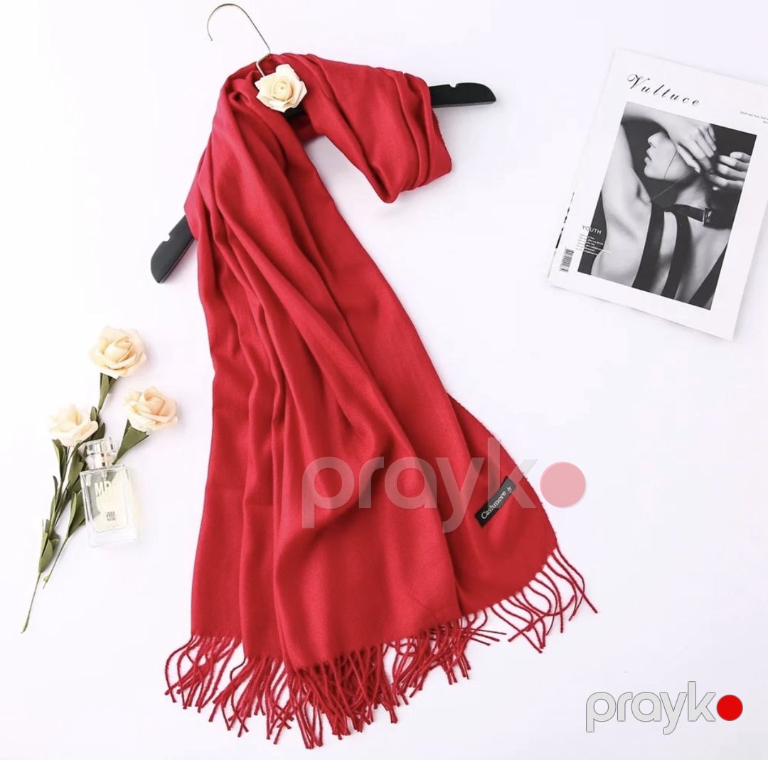Qadınlar üçün şərf MicsSt/00196, qırmızı — Mallar, Bakı (2)