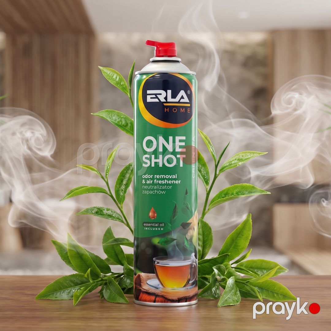 Təravətləndirici Erla One Shot Green Tea, aerozol, 600 ml — Mallar, Bakı (3)