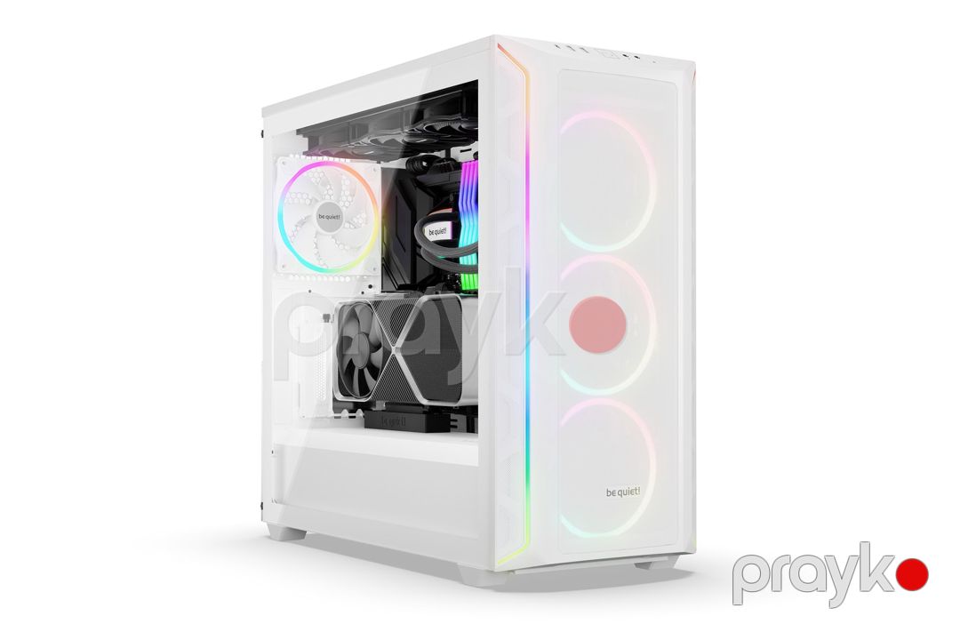 Case Be Quiet BGW64 Shadow Base 800 FX White E-atx, 550 x 247 x 503, RGB Fan 1x Light Wings 140m — Kompüterlər və noutbuklar, Bakı (5)