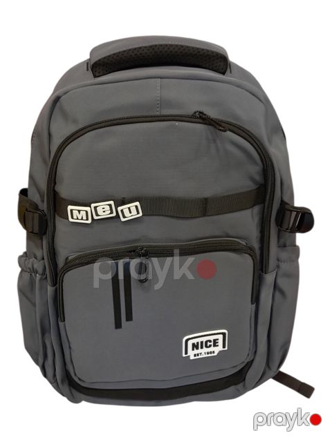 Məktəb çantası, suyadavamlı parça, boz, 15 l — Bakı
