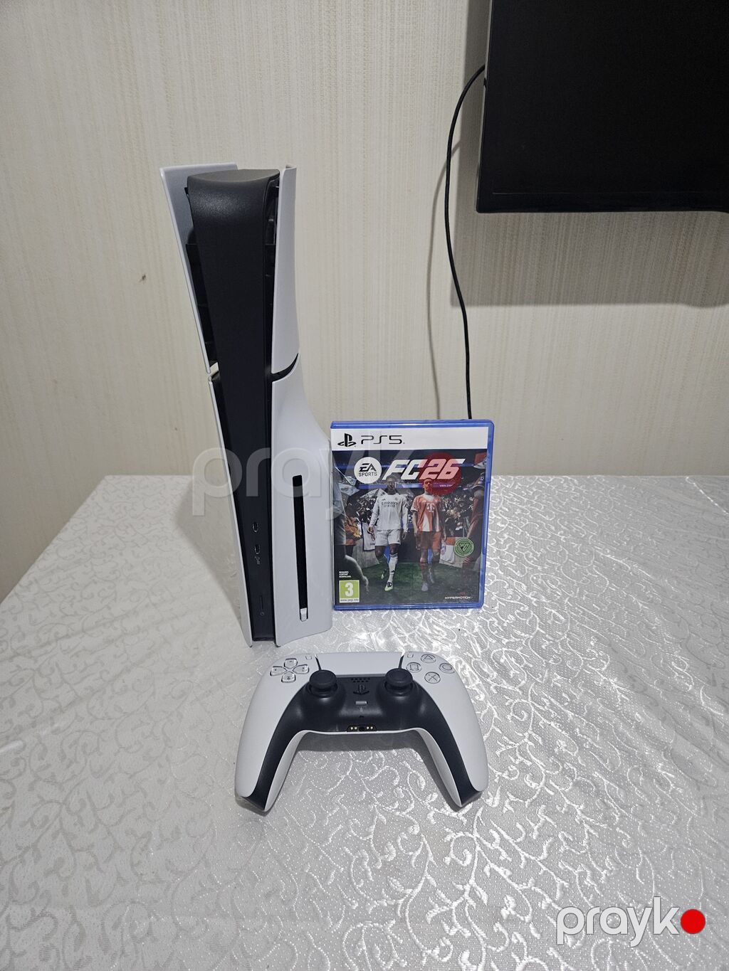 PlayStation 5 slim 1trb (Disk versiyası) + DualSense idarəetmə pultu — Oyun konsolları, Bakı (3)