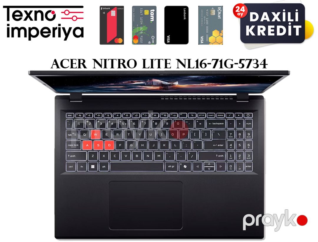 Acer Nitro Lite NL16-71G-5734 NH.DABER.001 — Noutbuklar, Bakı (5)