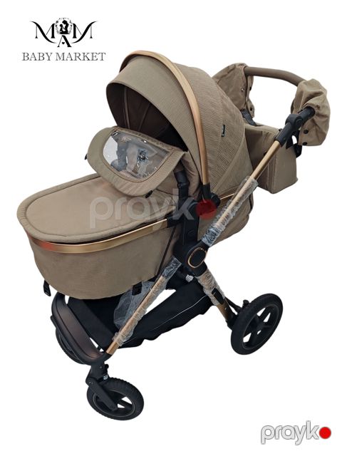 Uşaq arabası Kidilo BM-H2X Qəhvəyi — Bakı