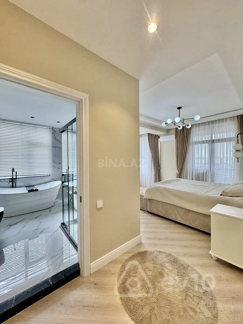 4 otaqlı mənzil, 185 m², Süleyman Vəzirov küçəsi — kirayə — Mənzil, Bakı (7)