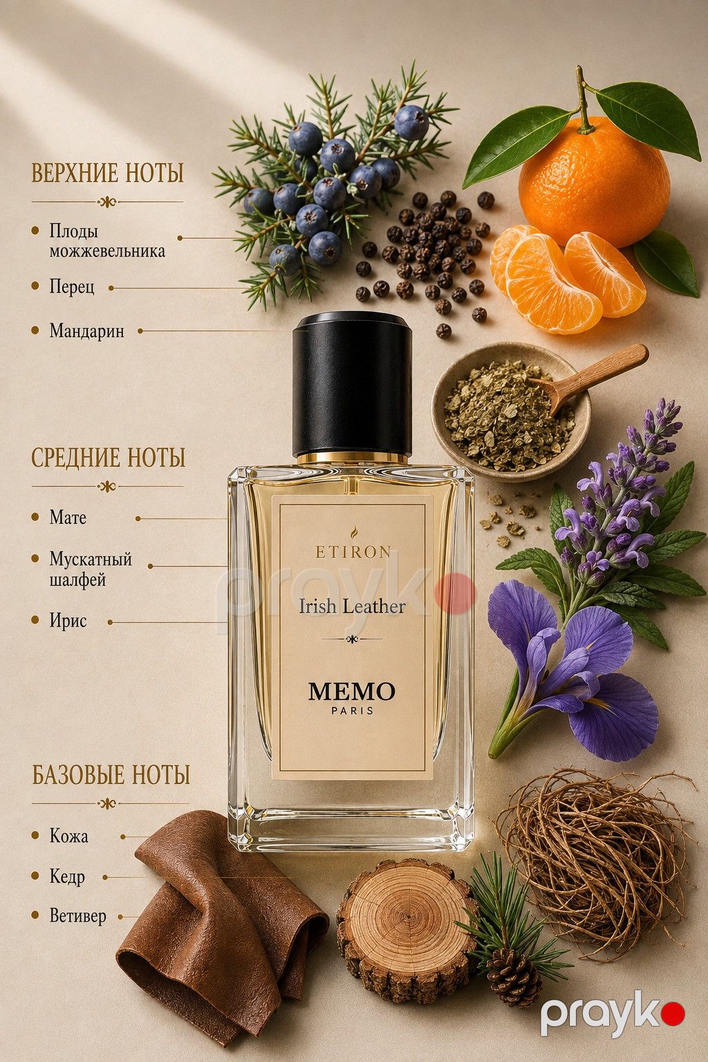 Etiron Irish Leather uniseks Extrait De Parfum 50 ml — Mallar, Bakı (2)