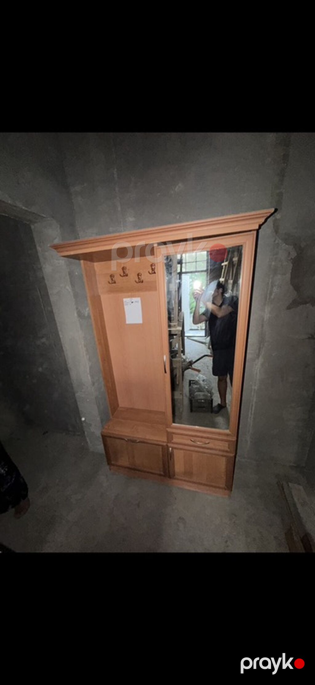 Dəhliz üçün çoxfunksiyalı asılqanlı dolab normal veziyetde Endirim — Xol üçün, Digah (2)