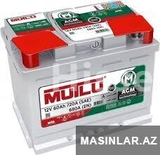 mutlu agm 12 v 60 ah akkumulyator — Bakı