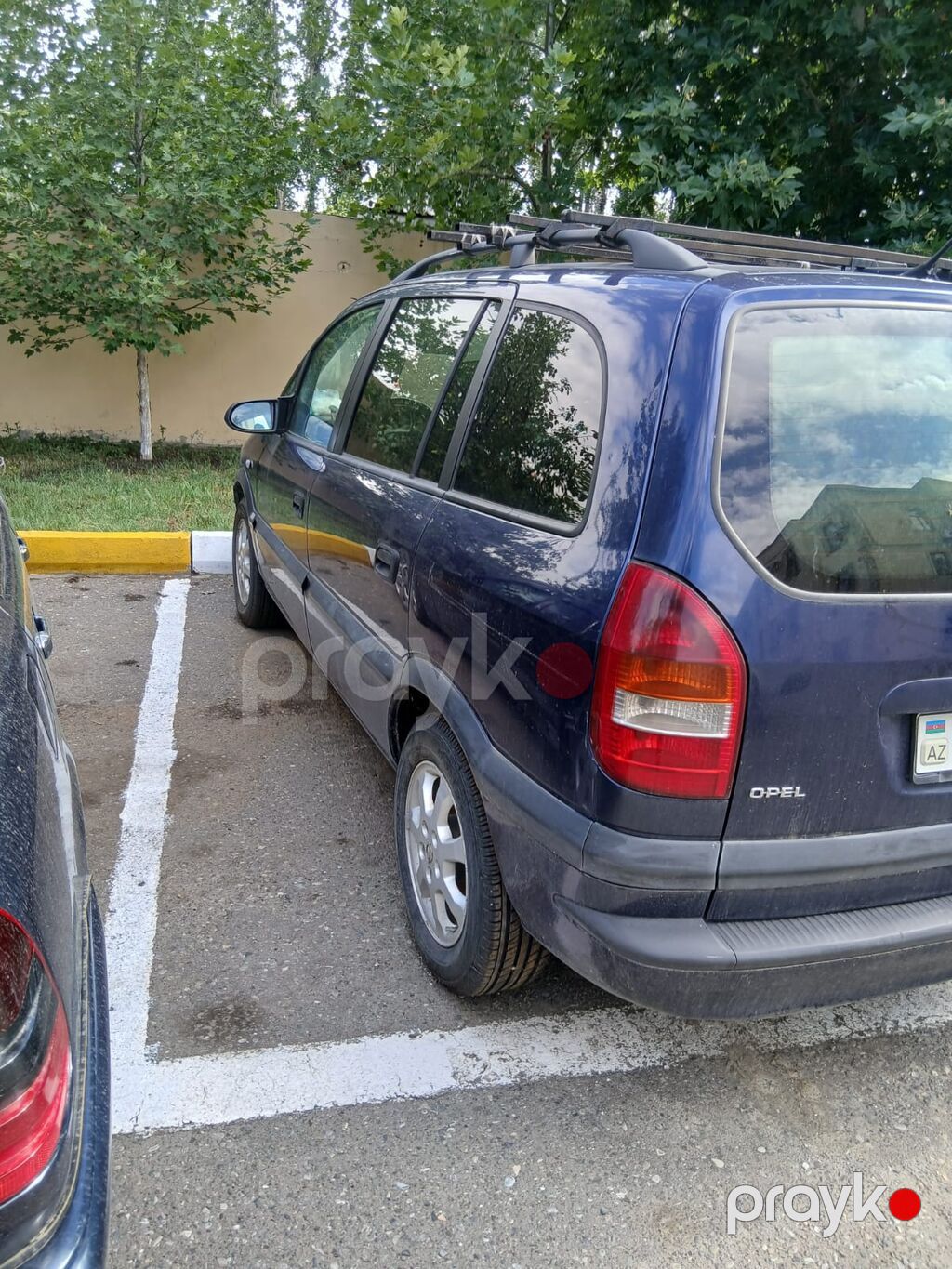 Opel Zafira A, mavi rəng, 7 yerlik kompakt miniven. Opel Zafira.İli — Avtomobillər, Gəncə (4)