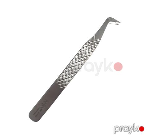 Maqqaş kirpik üçün XZN_91002 Professional metal gümüşü — Bakı