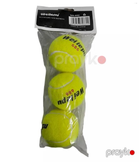 Böyük tennis üçün top dəsti WS0919, 3 əd