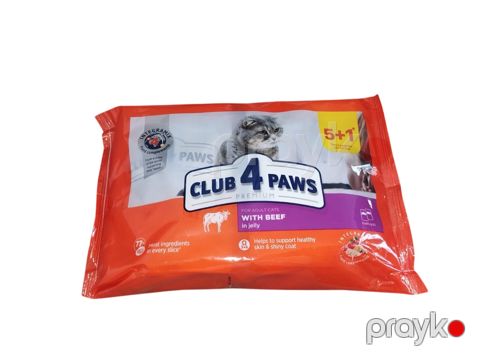 Club 4 paws pişiklər üçün yaş yem — Bakı