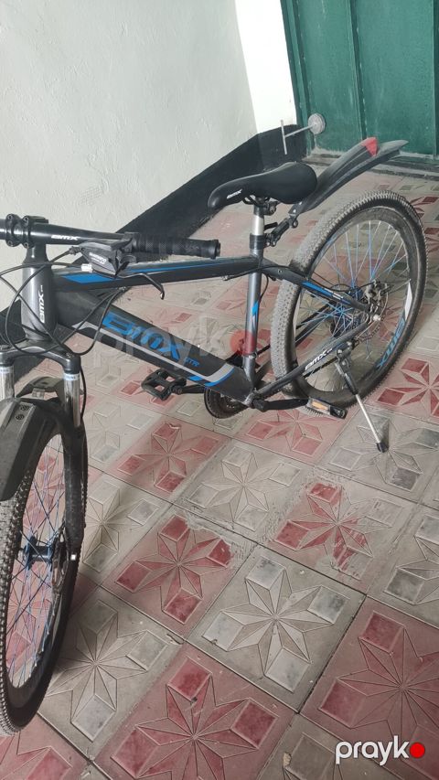 BMX GTR dağ velosipedi - Güclü alüminium tipli çərçivə, qara-boz — Digah