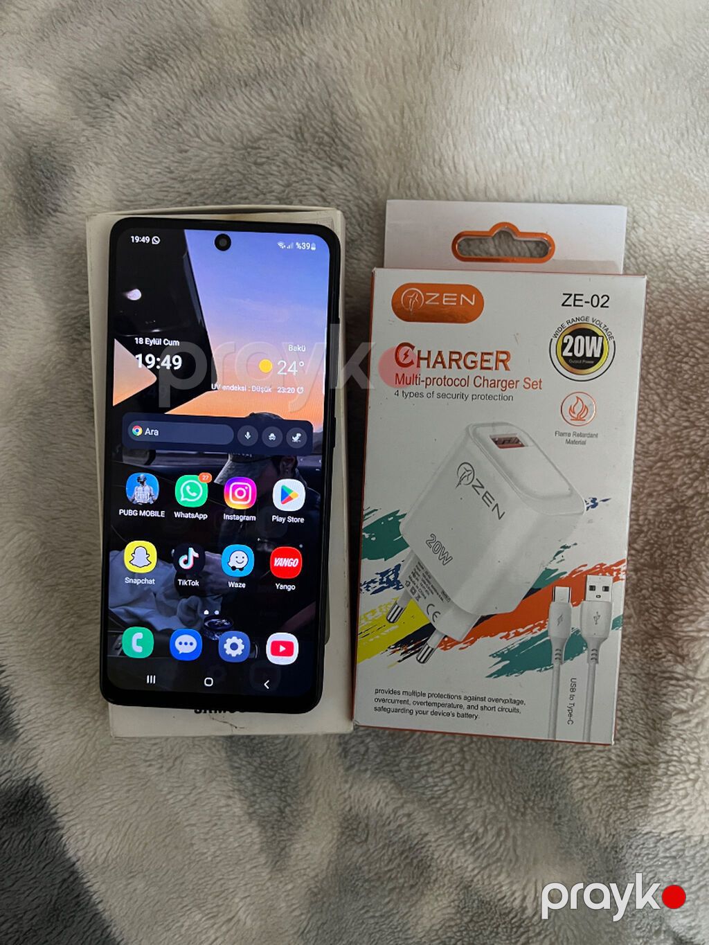 Samsung Galaxy A51, 64 GB, rəng - Qara, Face ID — Samsung, Bakı (7)