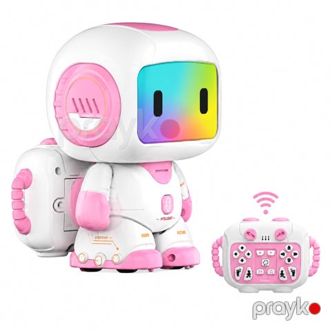 Radio ilə idarə olunan interaktiv robot 672-32, ağ/çəhrayı, 3+ — Bakı