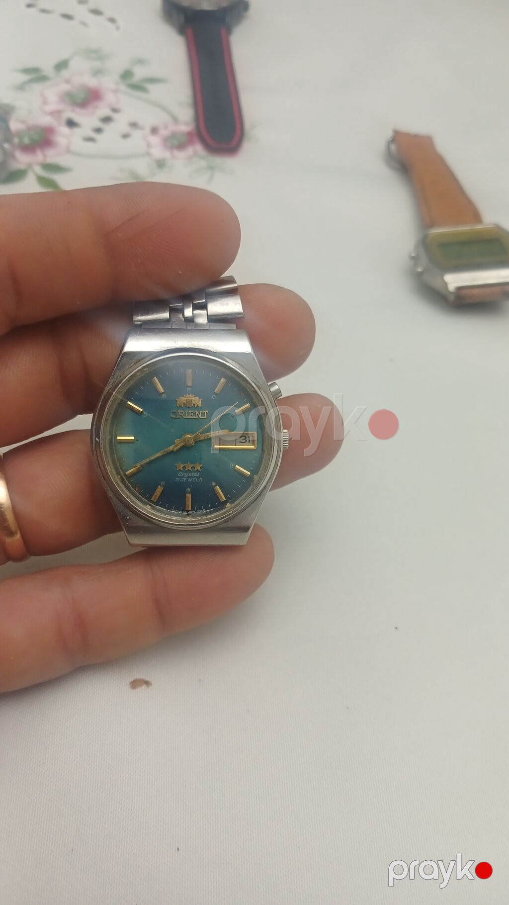 Orient Crystal 21 Jewels kişi qol saatı - Mexanizm: Avtomatik, 21 daş — Qol saatları, Gəncə (2)