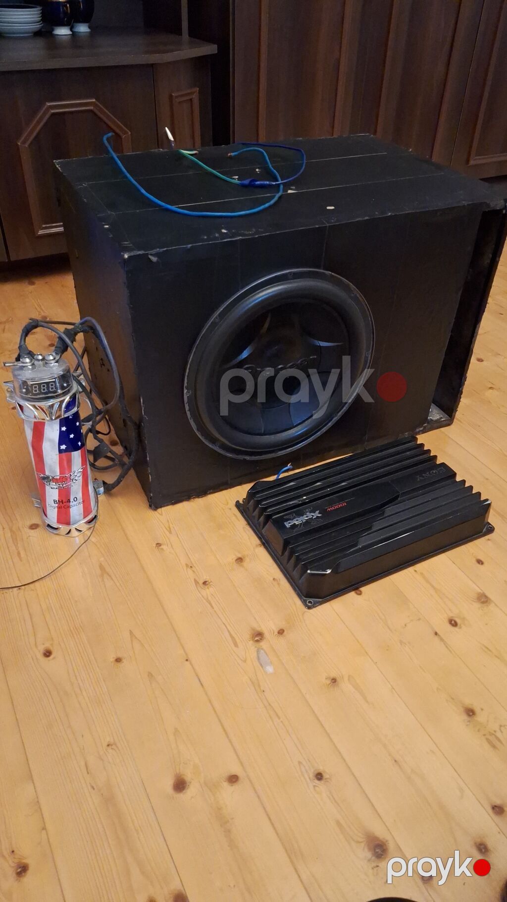 Avtomobil audio sistemi – subwoofer, gücləndirici və kondensator — Avtomobil akustikası, Şirvan (4)