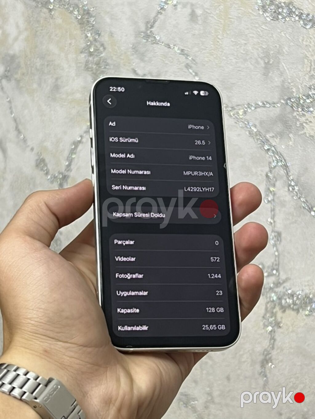 IPhone 14, Ağ, Simsiz şarj — Apple iPhone, İsmayıllı (7)