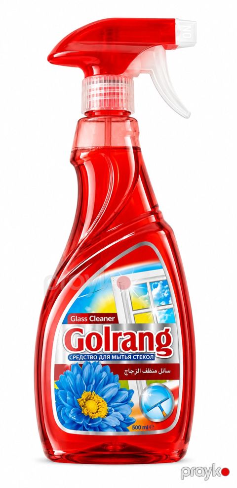 Şüşə təmizləmək üçün sprey Golrang Red, 500 ml — Bakı