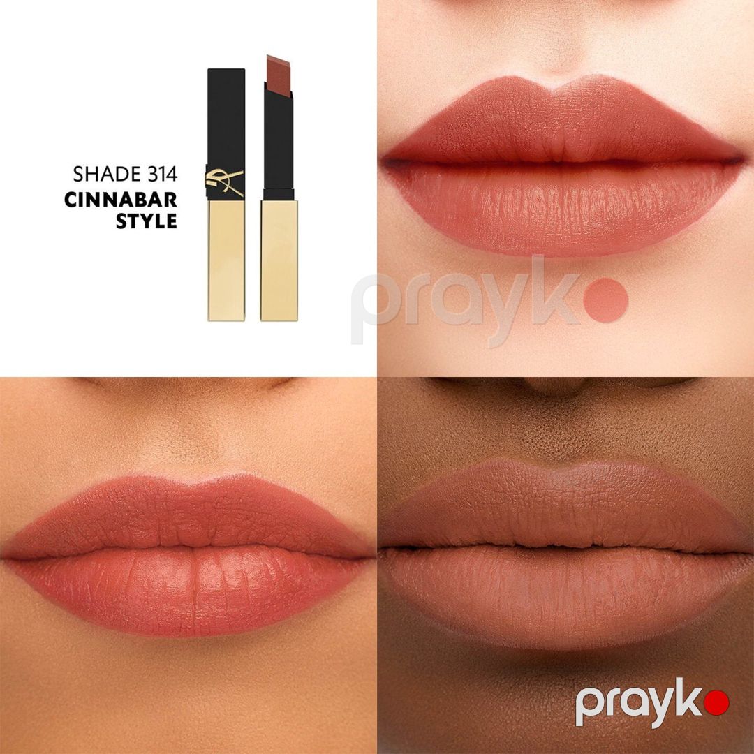 Dodaq boyası YSL The Slim Couture Matte 314 Cinnabar Style 2.2 q - Zarif Beauty Store 000023 — Mallar, Bakı (3)