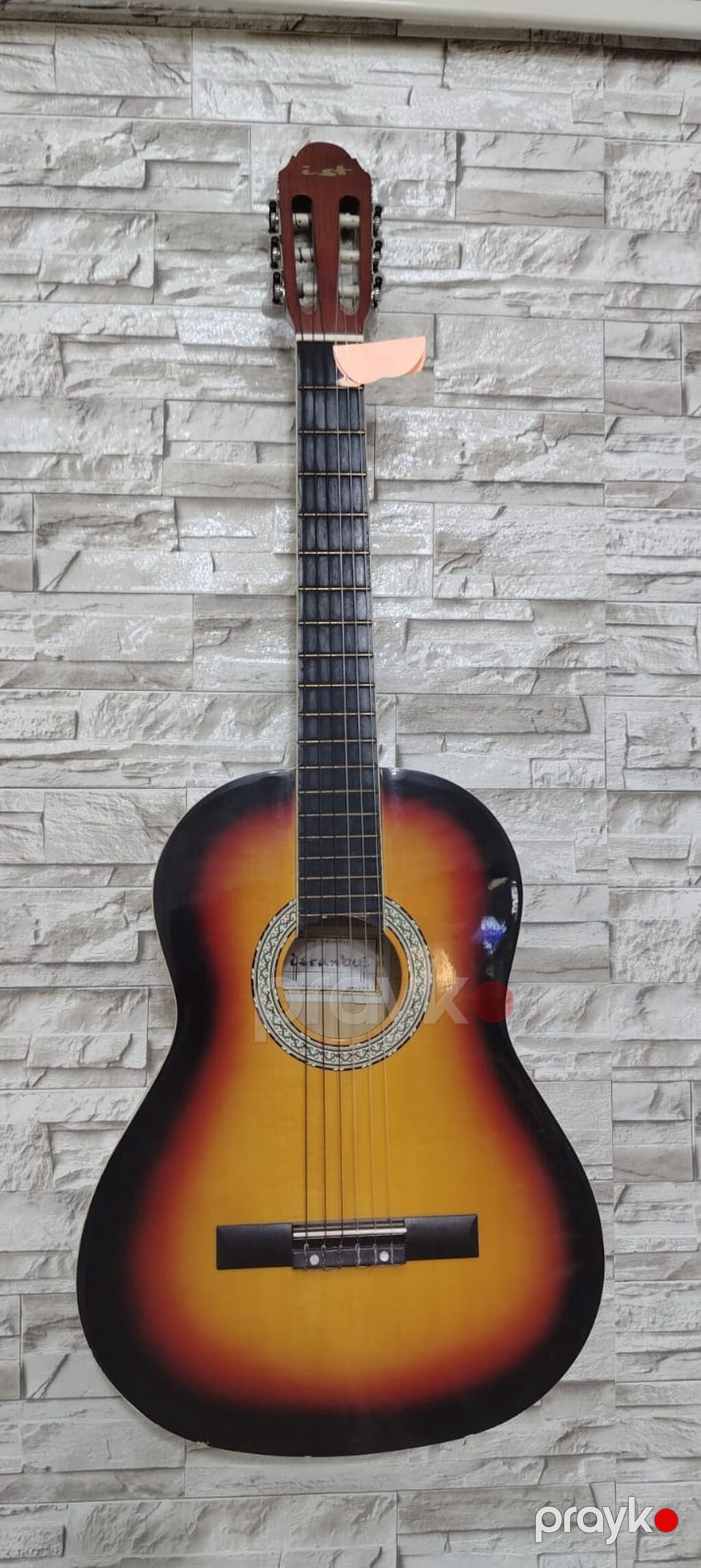 Klassik akustik gitara – sunburst (sarıdan qara keçidli) boyalı — Gitarlar və digər simli alətlər, Bakı (2)