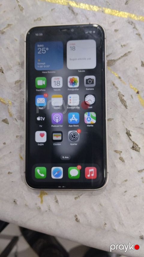 IPhone 11, 128 GB, Gümüşü, Face ID — Bakı