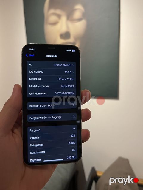 IPhone 12 Pro, 256 GB, Ağ, Face ID — Bakı