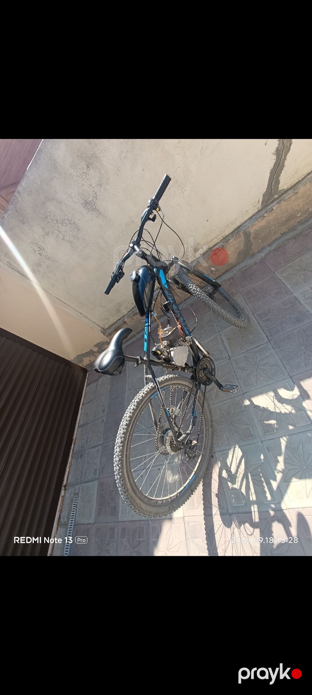 Benzin mühərrikli velosiped - Çərçivə: təzə alınmış Start brendli dağ — Mopedlər və skuterlər, Masazır (4)