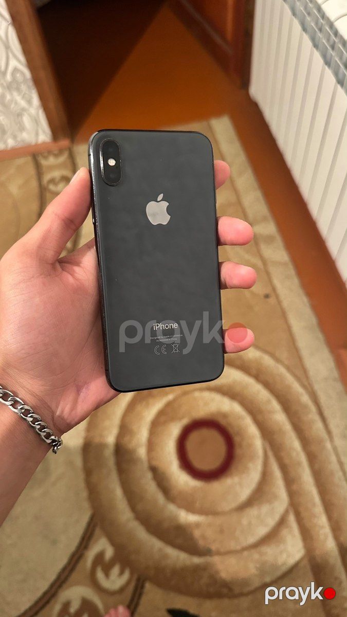Apple iPhone X Silver 64GB/3GB — Smartfonlar, Bakı (2)