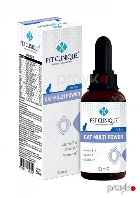 Pişiklər üçün qida əlavəsi Pet Clinique Cat Multi Power, 50 ml — Bakı