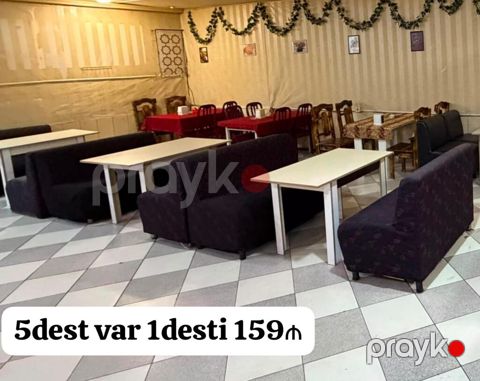 Kafe restoran uçun 5kompekt divan desti bir dest 159₼ 1deste — Digah