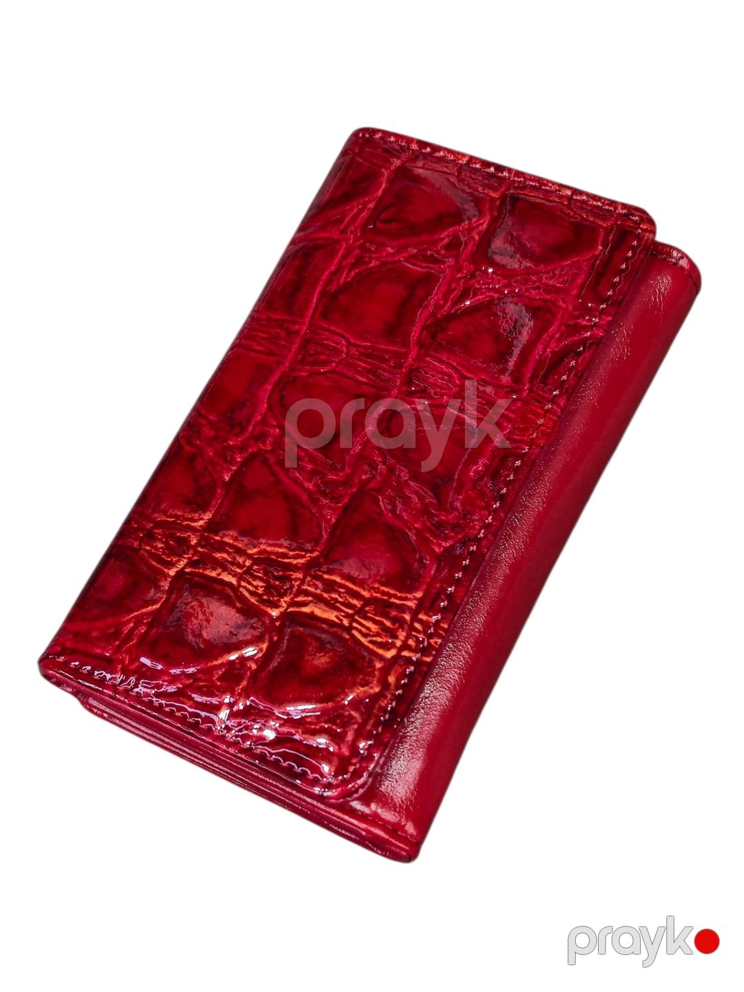 Qadınlar üçün pulqabı, poliuretan, 5 kart bölməsi, qırmızı, 13x8x3 sm, Çin istehsalı - Saralyn_CQ_520B_Red — Mallar, Bakı (2)