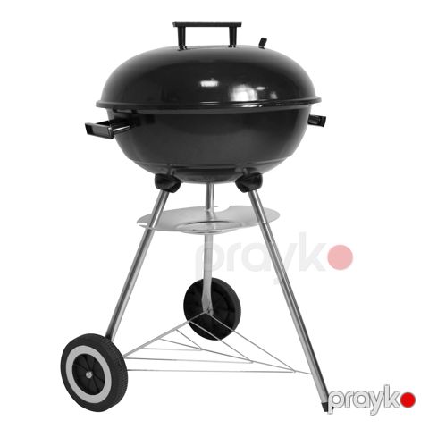 Manqal Kugelgrill Lifestyle 17inch Charcoal Kettle BBQ Grill, qara, 75х45.5 sm — Bakı