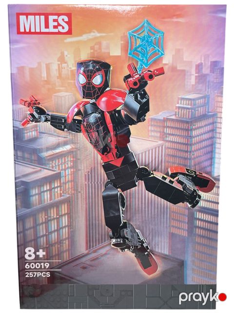 Konstruktor Spider-Man Miles Morales 60019, 8 yaşdan, 257 parça — Bakı