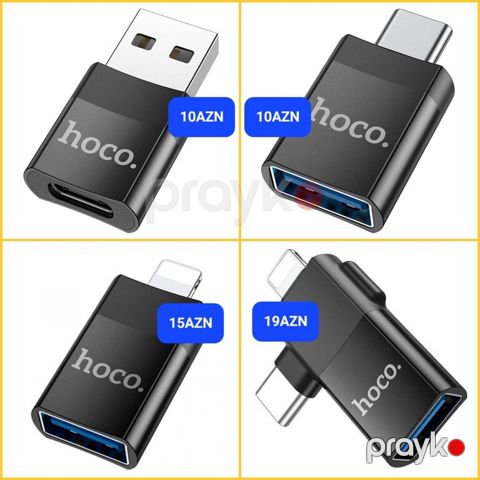 Type-C lightning USB otg çevirici "Hoco" — Bakı