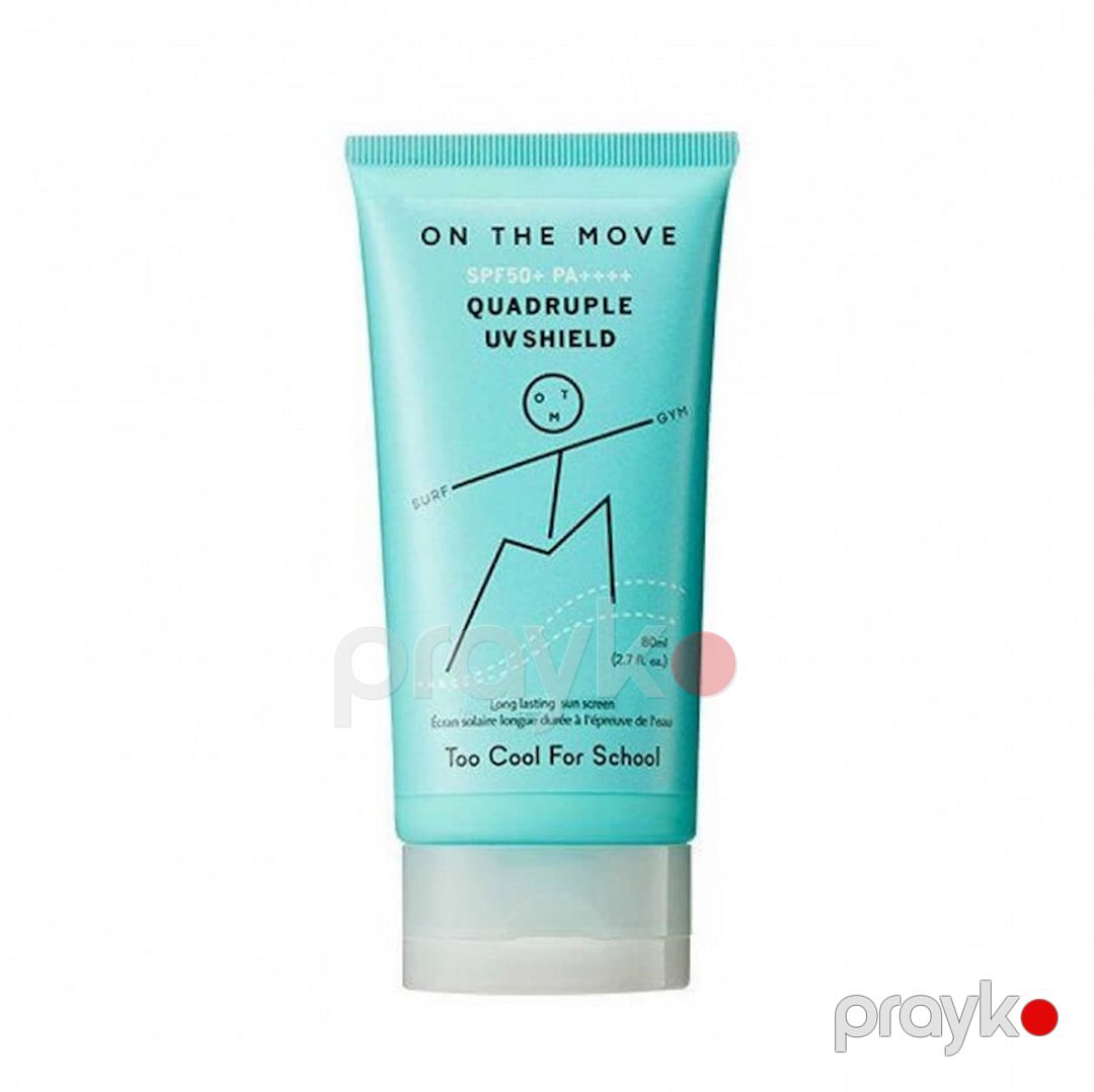 Солнцезащитный крем Too Cool For School On The Move Quadruple UV Shield SPF 50+ PA 80 ml — Mallar, Bakı (2)