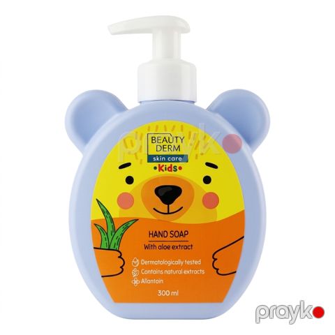 Uşaqlar üçün maye sabun Beautyderm Kids aloe ekstraktlı, 300 ml — Bakı