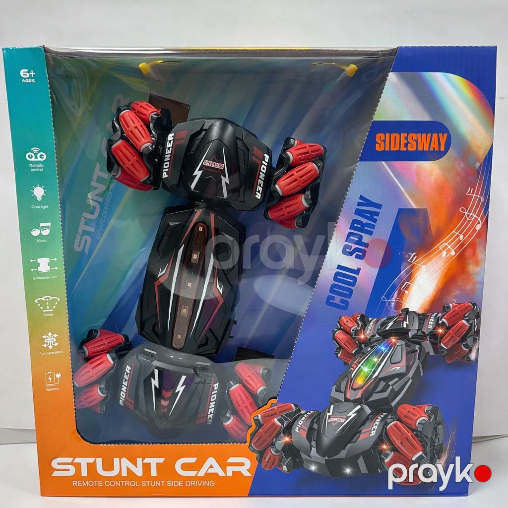 Radio ilə idarə olunan maşın Sidesway Stunt Car, 5-7 yaş, qara — Mallar, Bakı (2)