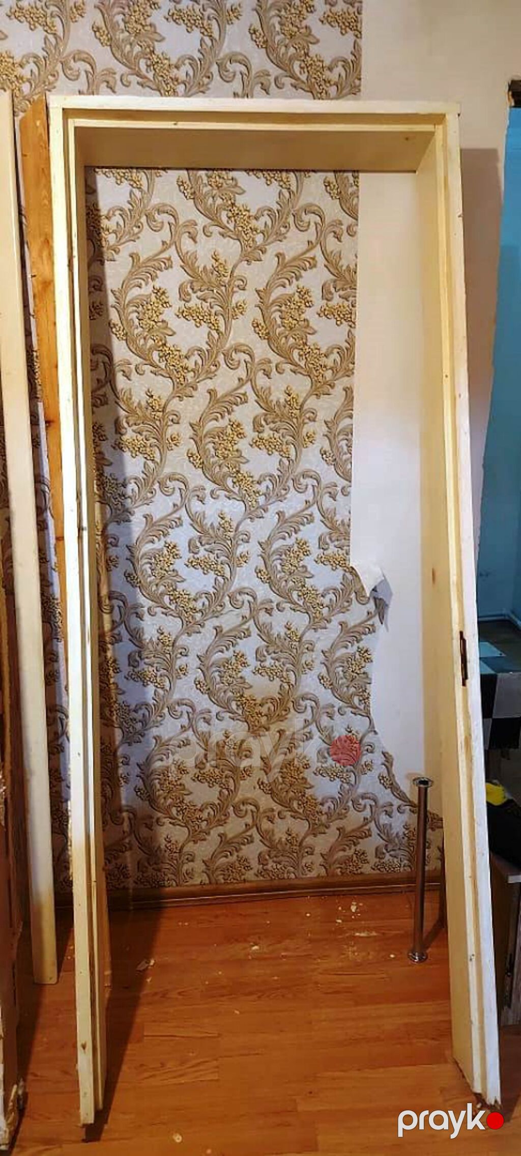 3 ədəd otaq qapısı - Model: 4 panelli, açıq krem rəng - Komplekt — Pəncərələr, qapılar, balkonlar, Bakı (3)