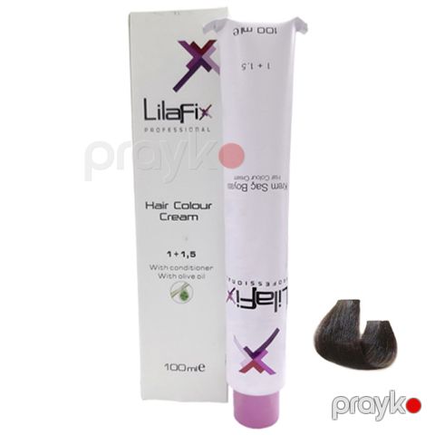 Saçlar üçün boya Lilafix Professional 5/1 Küllü Açık Kahve 100 ml — Bakı