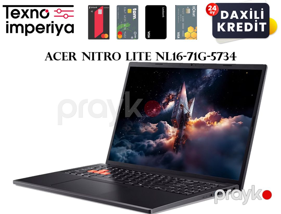 Acer Nitro Lite NL16-71G-5734 NH.DABER.001 — Noutbuklar, Bakı (2)